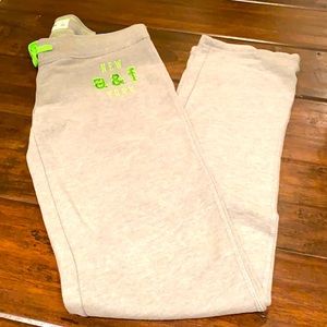 Abercrombie gray skinny sweatpants girls xl